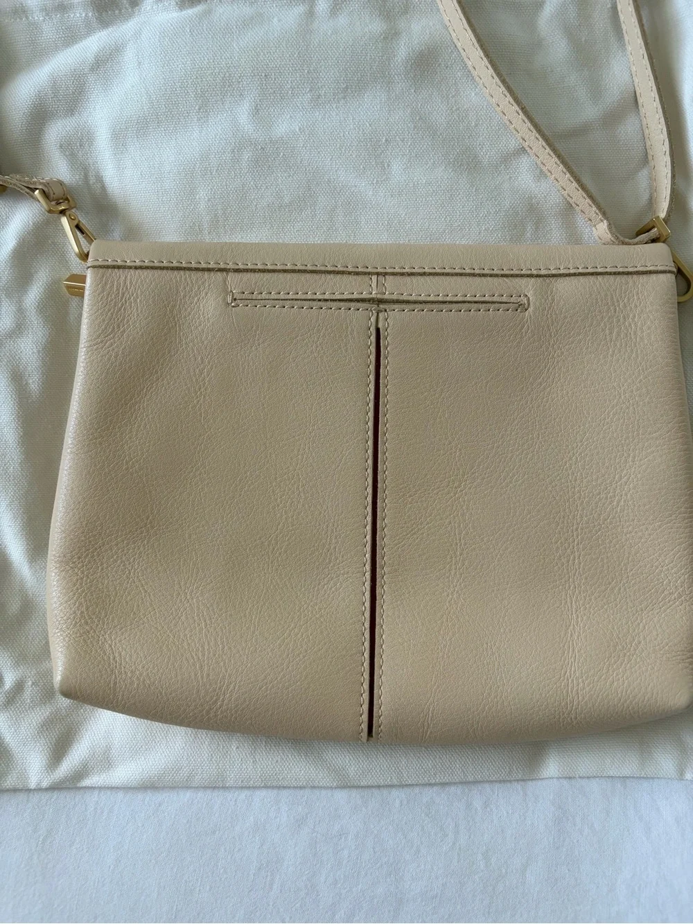 Hammitt VIP Leather Crossbody with Gold Hardware